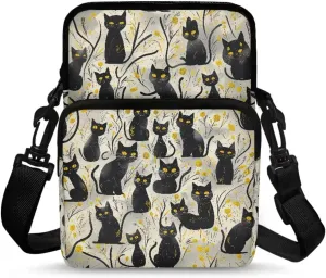 2 Layer Cross Body Bags Shoulder Sling Bag Purse Satchel Bags for Men Women Girls Boys