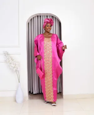 African Kaftan Boubou Bubu Maxi Dress - Bella