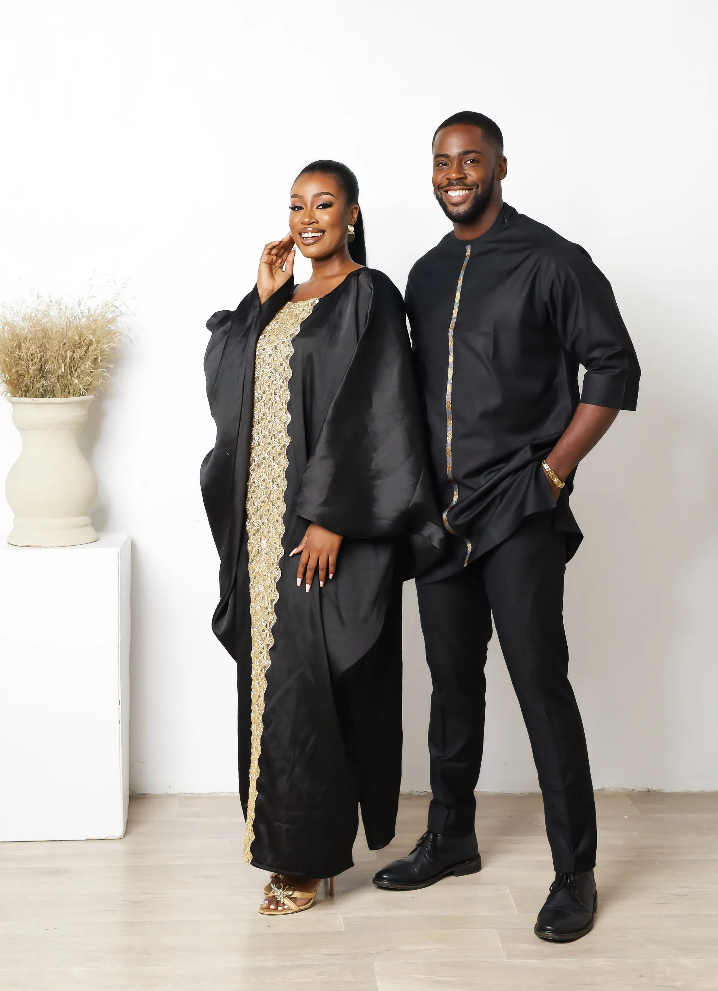African Kaftan Boubou Bubu Maxi Dress - Melissa