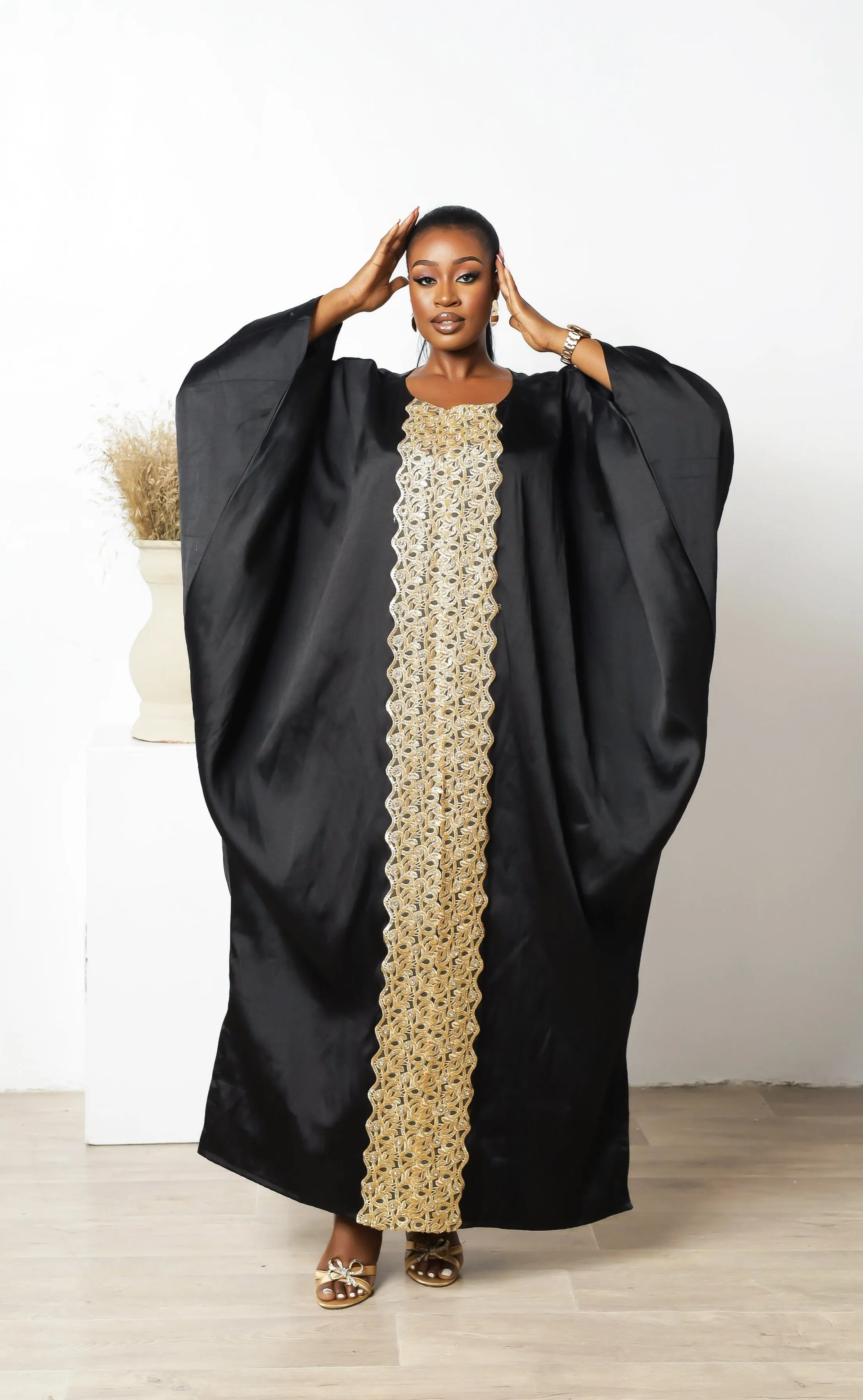 African Kaftan Boubou Bubu Maxi Dress - Melissa