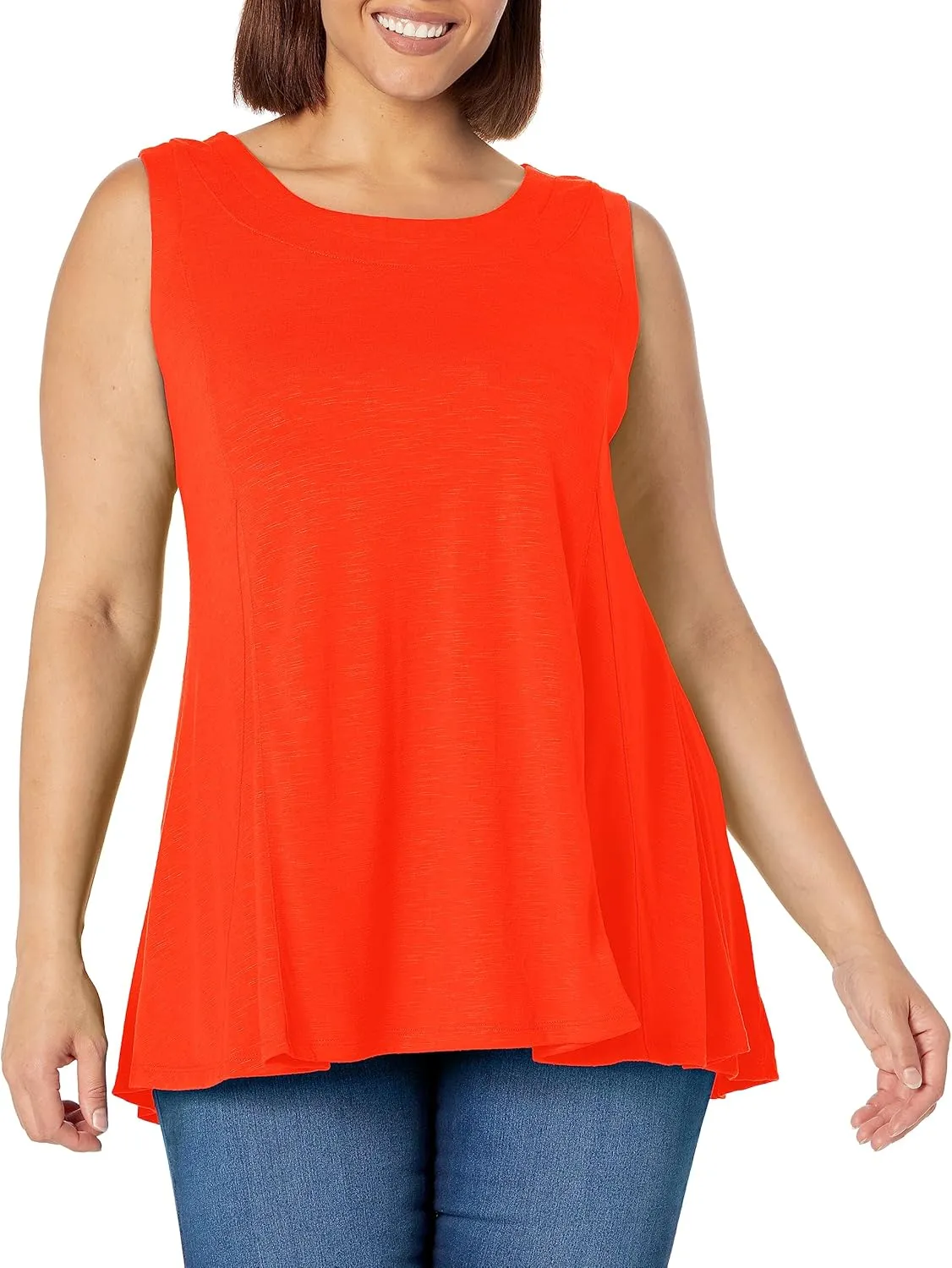 Avenue Women's Plus Size Tank Fit N Flare