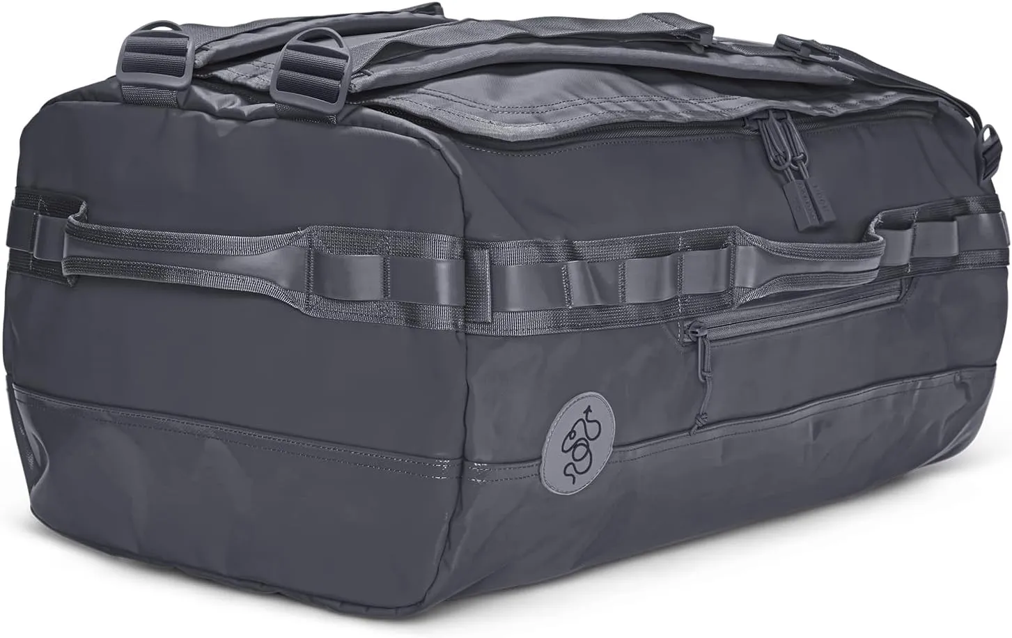 Baboon to the Moon Go-Bag Big Duffle Bag - Stylish, Compact, Large Travel Bag Lightweight, Durable, Water-Resistant for Men and Women (Grey)