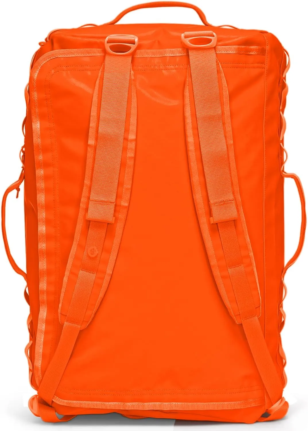 Baboon to the Moon Go-Bag Big Duffle Bag - Stylish, Compact, Large Travel Bag Lightweight, Durable, Water-Resistant for Men and Women (Orange)