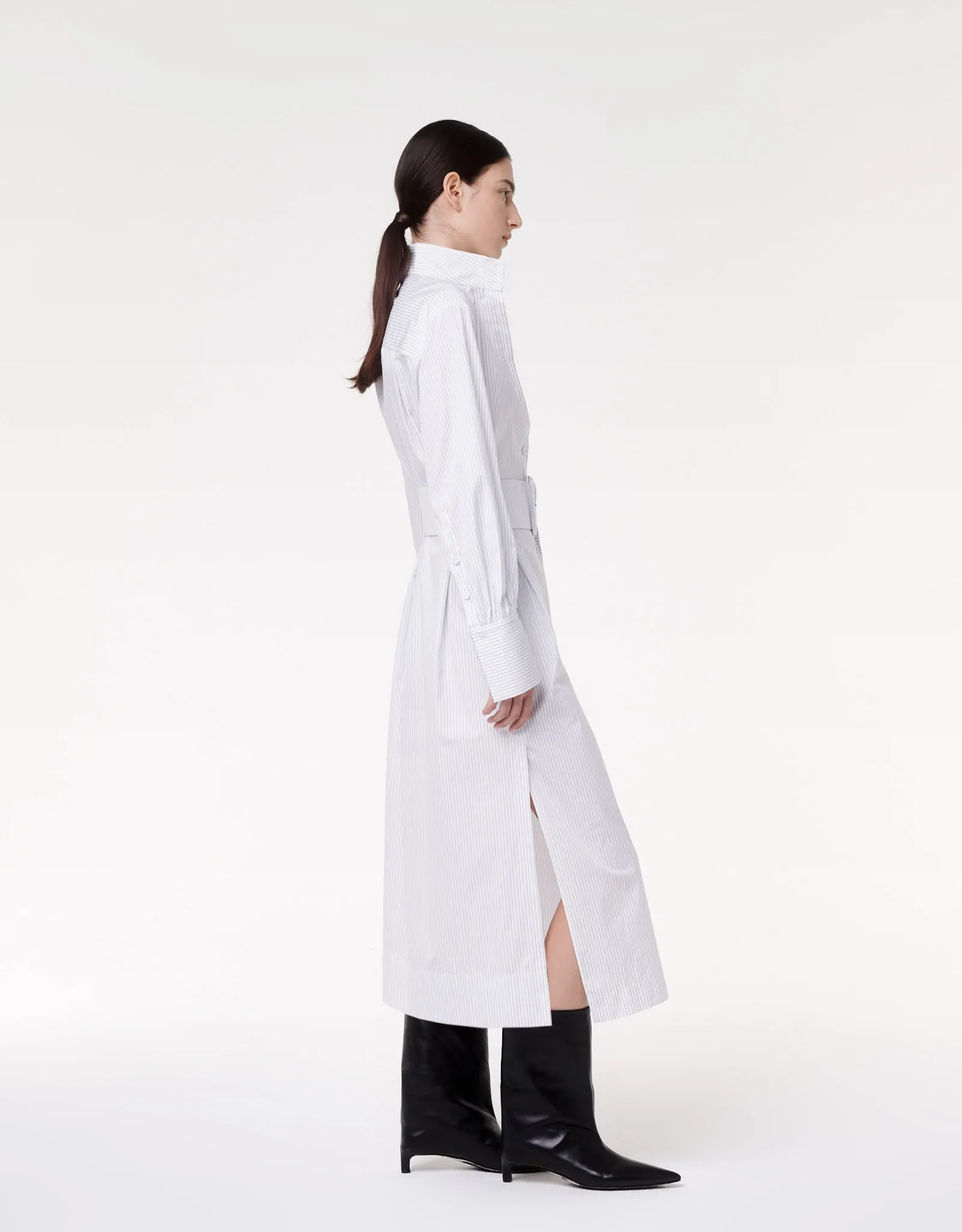 Belted Shirt Dress