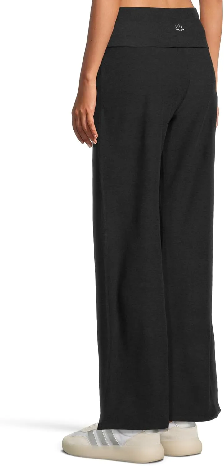 Beyond Yoga Women's Spacedye Foldover Wide Leg Pants