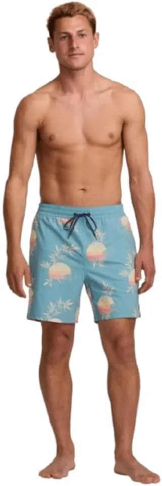 Billabong Men's Good Times 16" Layback Fit Print Swim Trunk Boardshort