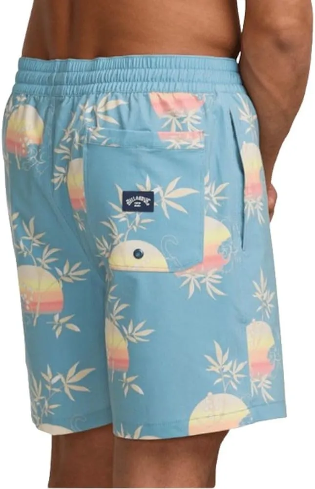 Billabong Men's Good Times 16" Layback Fit Print Swim Trunk Boardshort