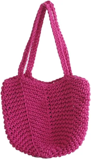 Bohemia Beach Bag Women Macrame Shoulder Tote Bags Crossbody Purse Underarm Travel Hobo Bags Summer Knitted Handbag 2025
