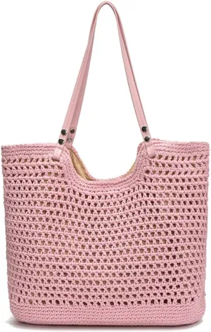 Bohemia Beach Bag Women Macrame Underarm Shoulder Tote Bags Crossbody Purse Travel Summer Knitted Handbag Hobo Bags 2025