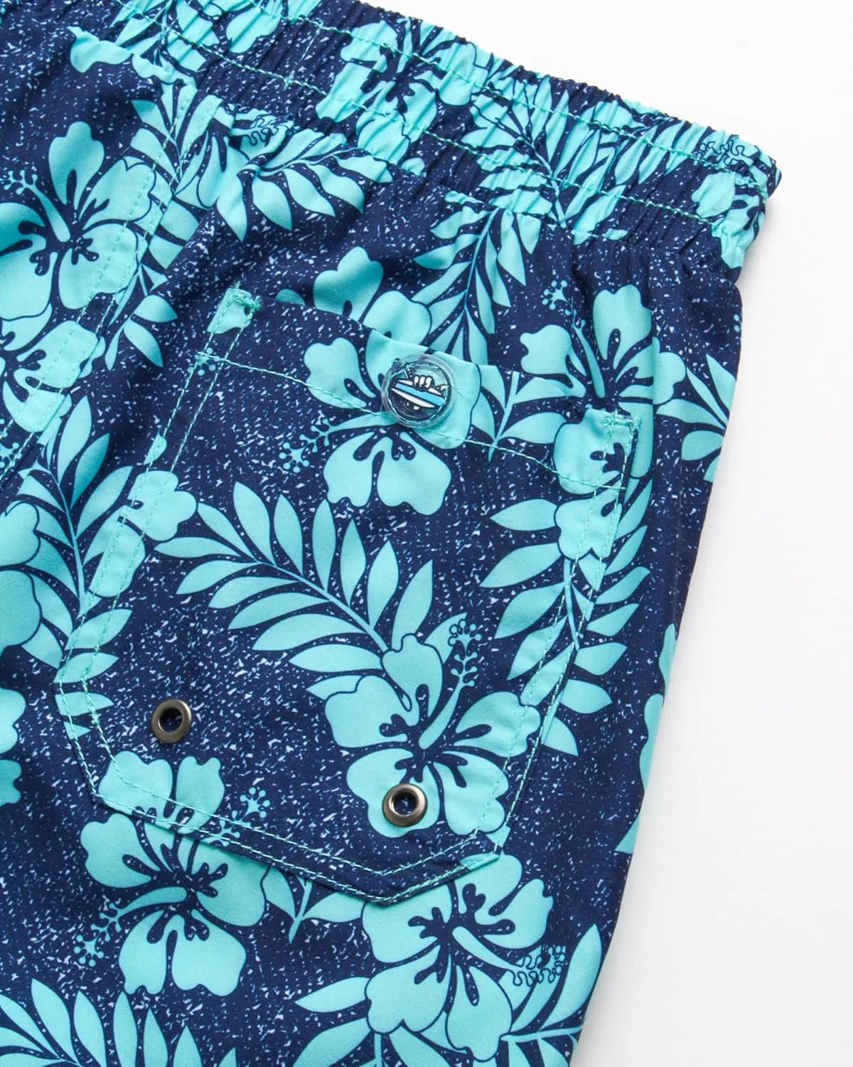 Boys Summer Shorts Set - 3 Piece Button Down Hawaiian Shirt, Swim Trunks, Bucket Hat - Boys Hawaiian Outfit, 5-14