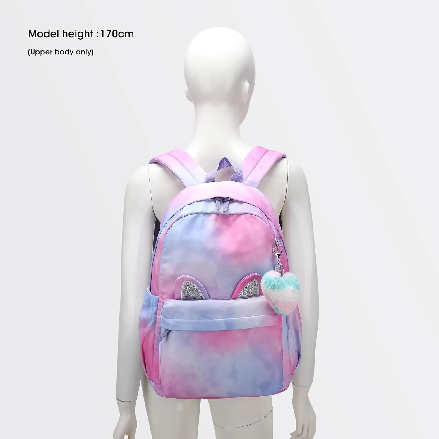 CaranY Kids Backpack for School - Lightweight Waterproof Large 30L Capacity Backpack with Gift Packaging Spacious Classic Design for Boys & Girls Ages 6-18(Purple)