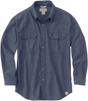 Carhartt Men's Fort Lightweight Chambray Button Front Relaxed Fit LS Shirt S202