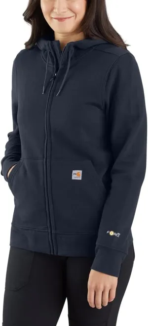 Carhartt Women's Flame Resistant Force Relaxed Fit Midweight Zip-Front Sweatshirt