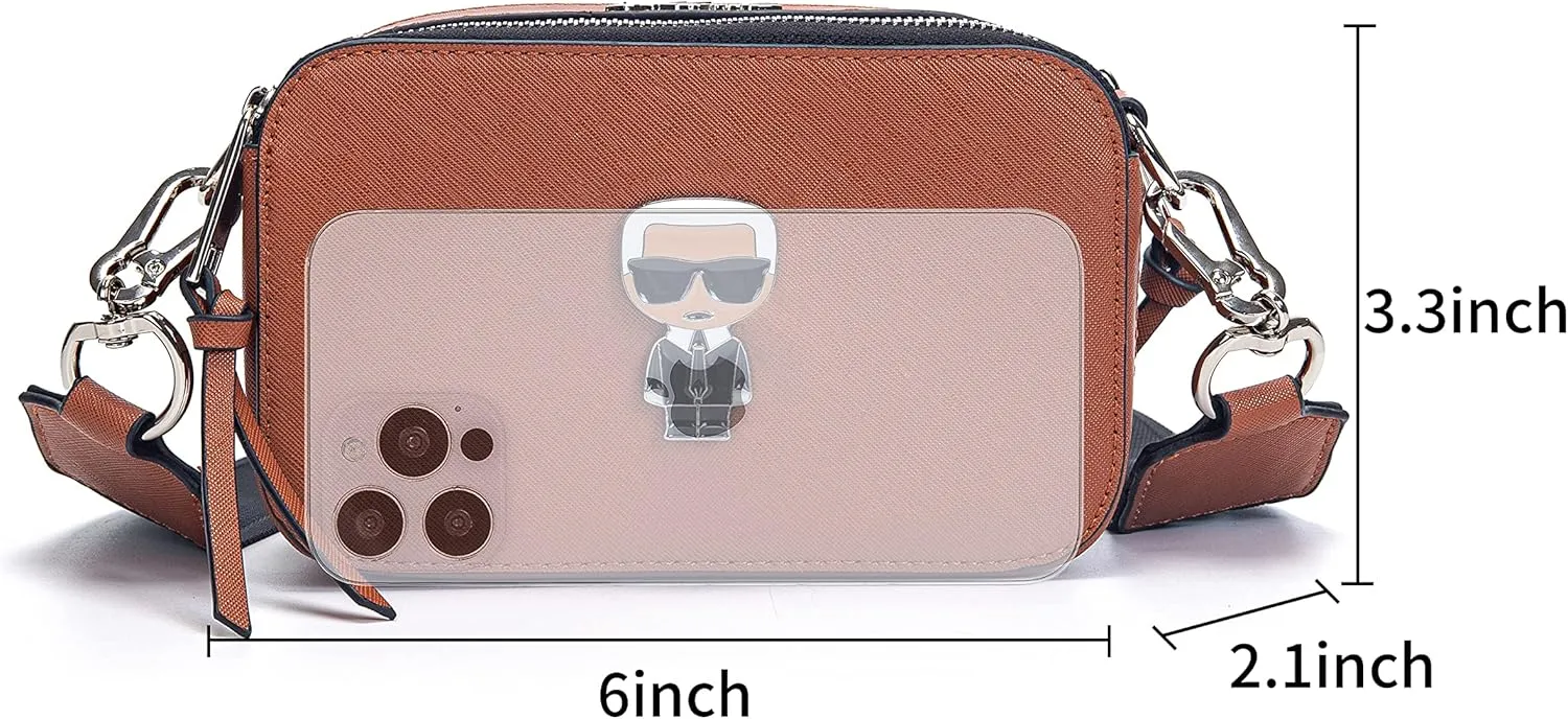 Coivin & Kiein Crossbody Bags Women Trendy Snapshot Camera Bag, Small Shoulder Handbags Satchel