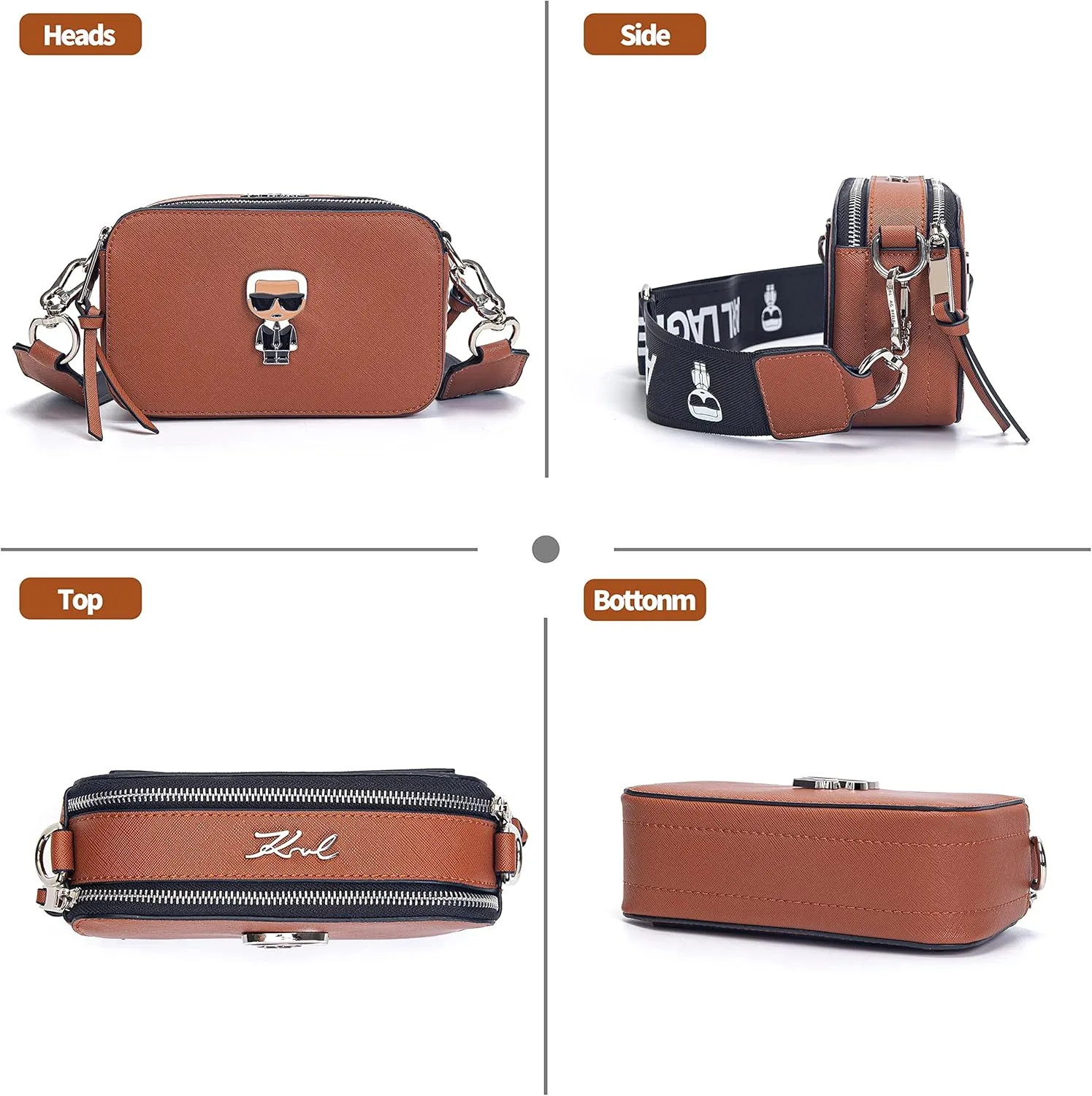 Coivin & Kiein Crossbody Bags Women Trendy Snapshot Camera Bag, Small Shoulder Handbags Satchel