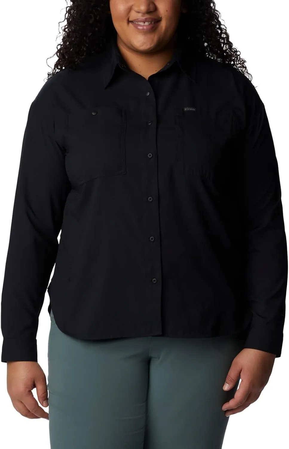 Columbia Women's Plus Size Silver Ridge Utility Long Sleeve Shirt
