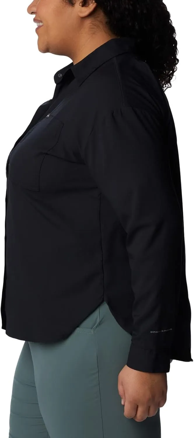 Columbia Women's Plus Size Silver Ridge Utility Long Sleeve Shirt