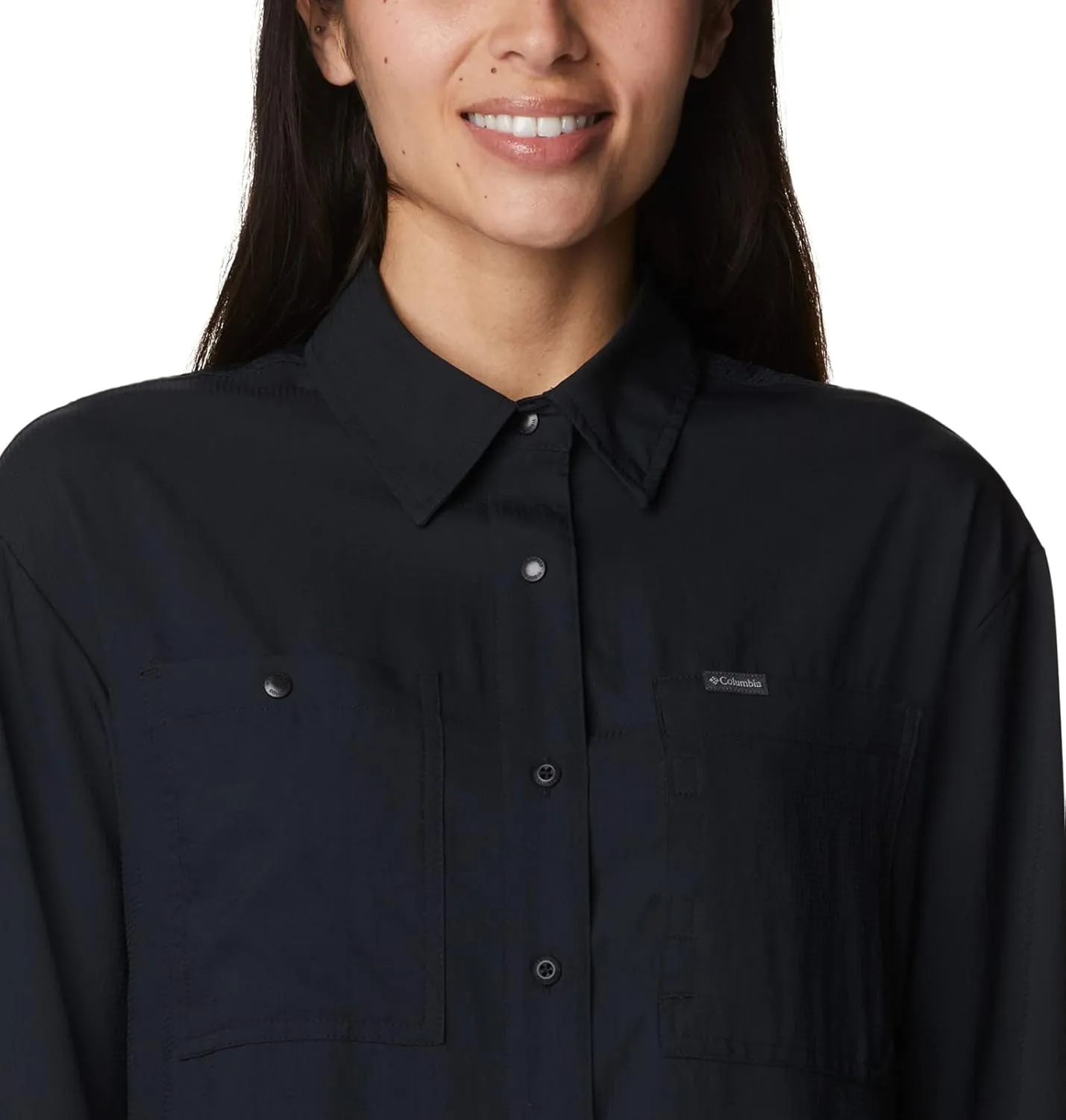 Columbia Women's Plus Size Silver Ridge Utility Long Sleeve Shirt
