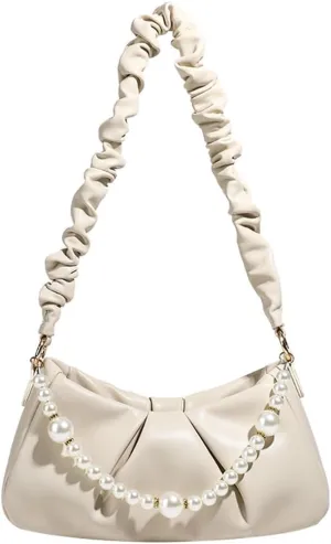 Crescent Hobo Bags Women Trendy PU Leather Underarm Shoulder Bag Cute Crossbody Purse Tote Handbag Evening Clutch 2025