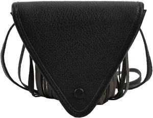 Crescent Triangle Hobo Bags Women Trendy PU Leather Underarm Shoulder Bag Cute Crossbody Phone Purse Tassels Tote Handbag