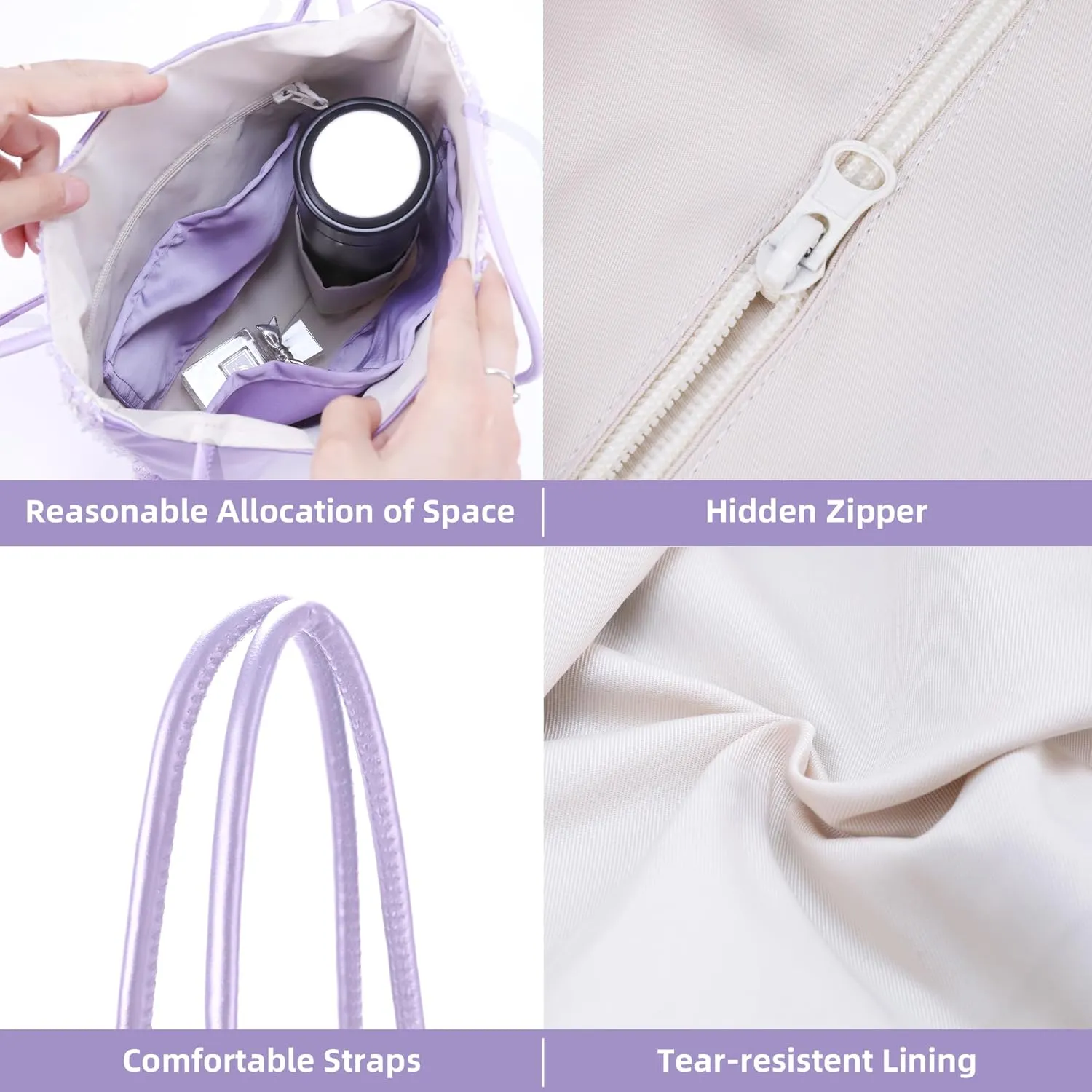DGAZ Designer Hobo Bags for Women, Large Shoulder Bags, Luxury Tote Bag with Zipper