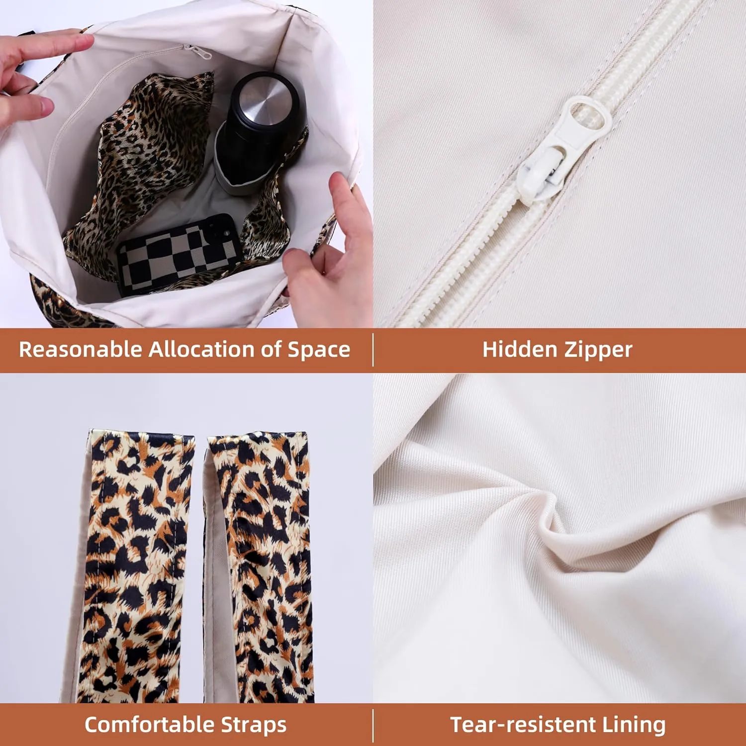 DGAZ Designer Shoulder Bags for Women, Luxury Tote Bag with Zipper, Large Shoulder Hobo Bags