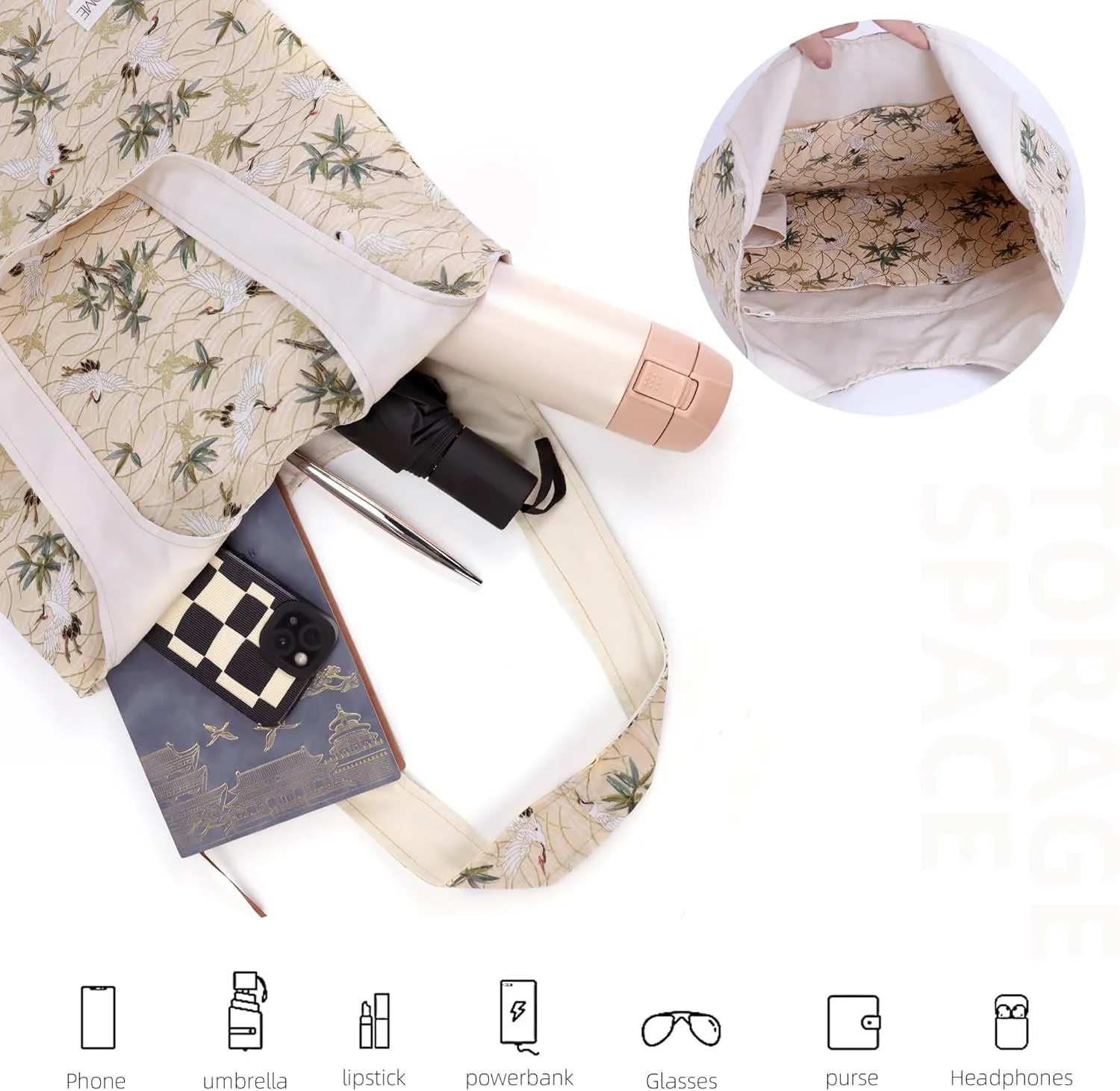 DGAZ Designer Shoulder Bags for Women, Luxury Tote Bag with Zipper, Large Shoulder Hobo Bags