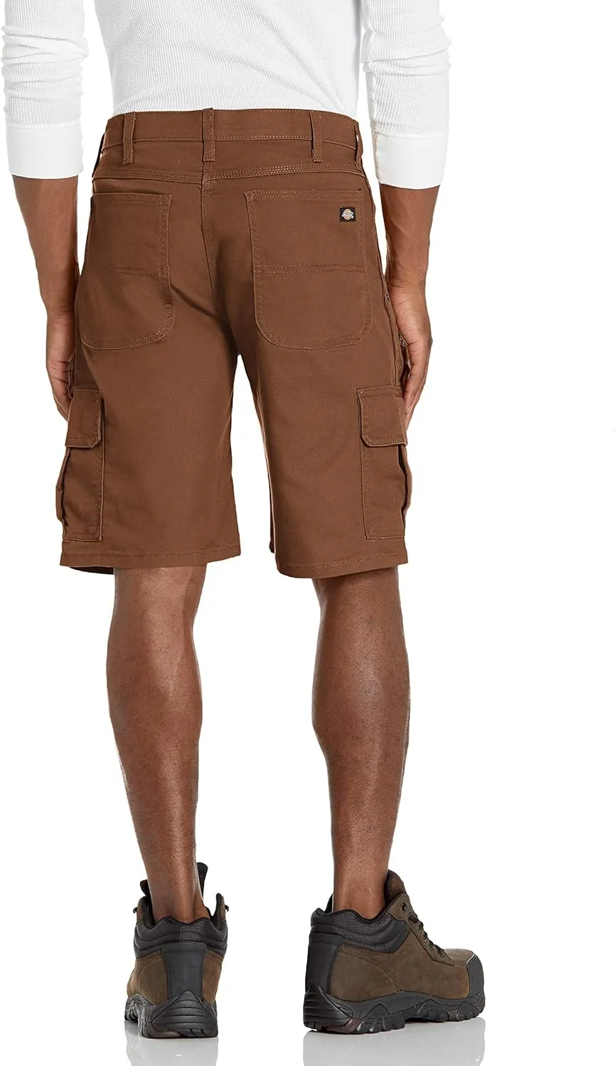 Dickies Men's Tough Max 11 Inch Relaxed Fit Duck Cargo Short
