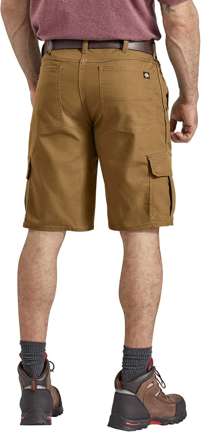 Dickies Men's Tough Max 11 Inch Relaxed Fit Duck Cargo Short
