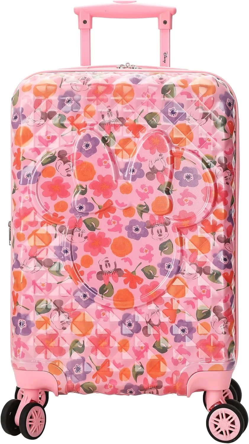 Disney Minnie Mouse All-Over Print 20 Hard-Sided Carry-On Luggage