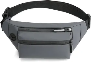 Fanny Pack Waterproof Waist Bag Fashion Chest Bag Outdoor Sports Messenger Bags Leisure Travel Men's Waist Bags (B)