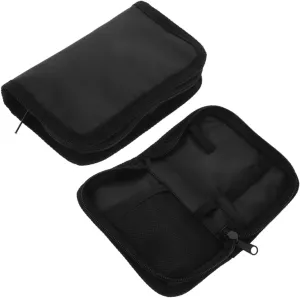 FRCOLOR 2pcs Portable Medical Bag Organizer for Medicine Testing Kit Insulated Travel Case for Supplies Durable Design Compact and Lightweight for Easy Portability