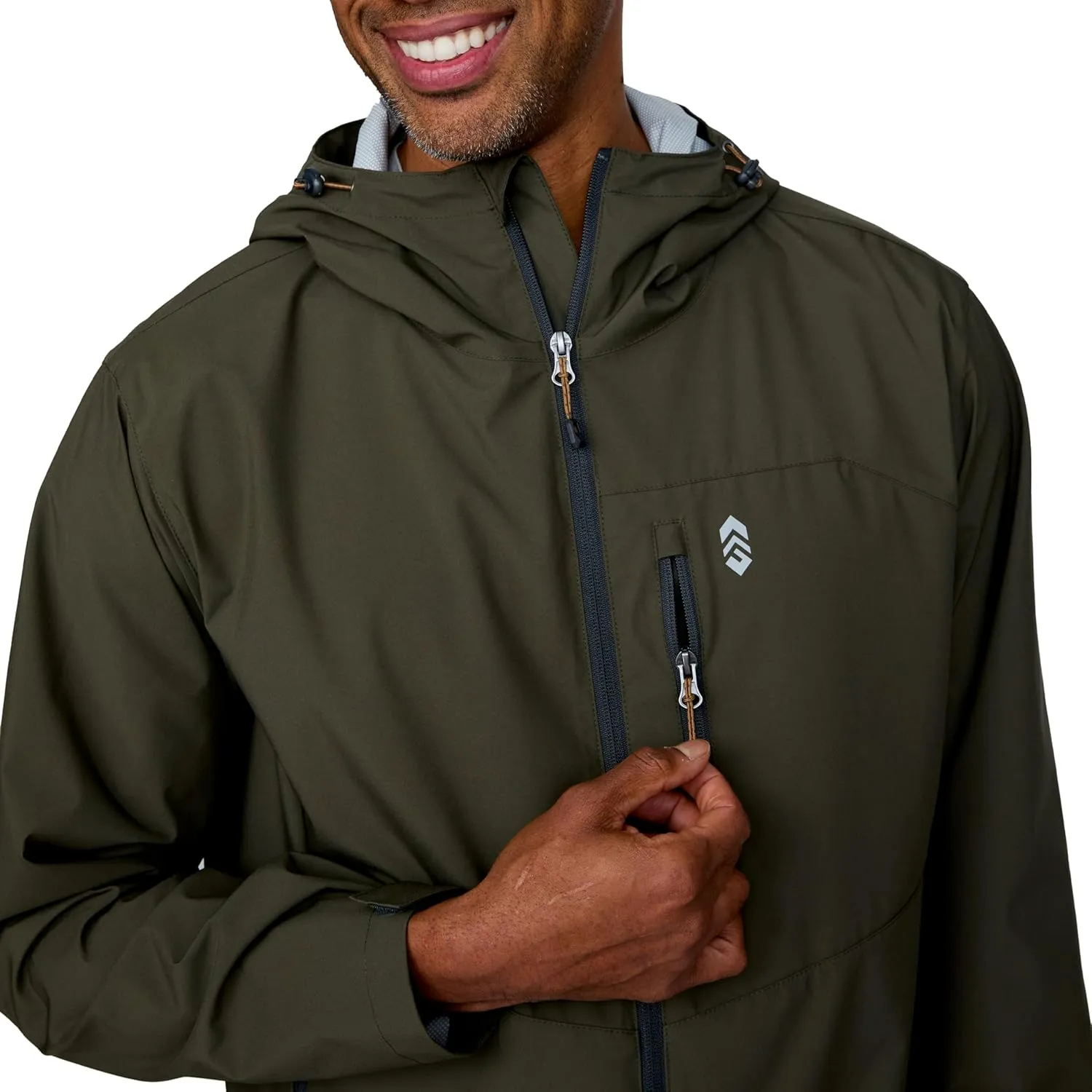 Free Country Men's Hydro Lite X2O Highline Waterproof Rain Jacket