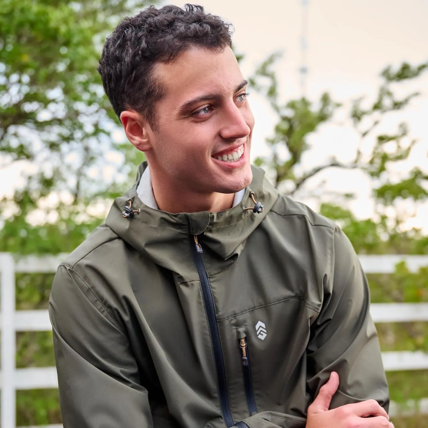Free Country Men's Hydro Lite X2O Highline Waterproof Rain Jacket