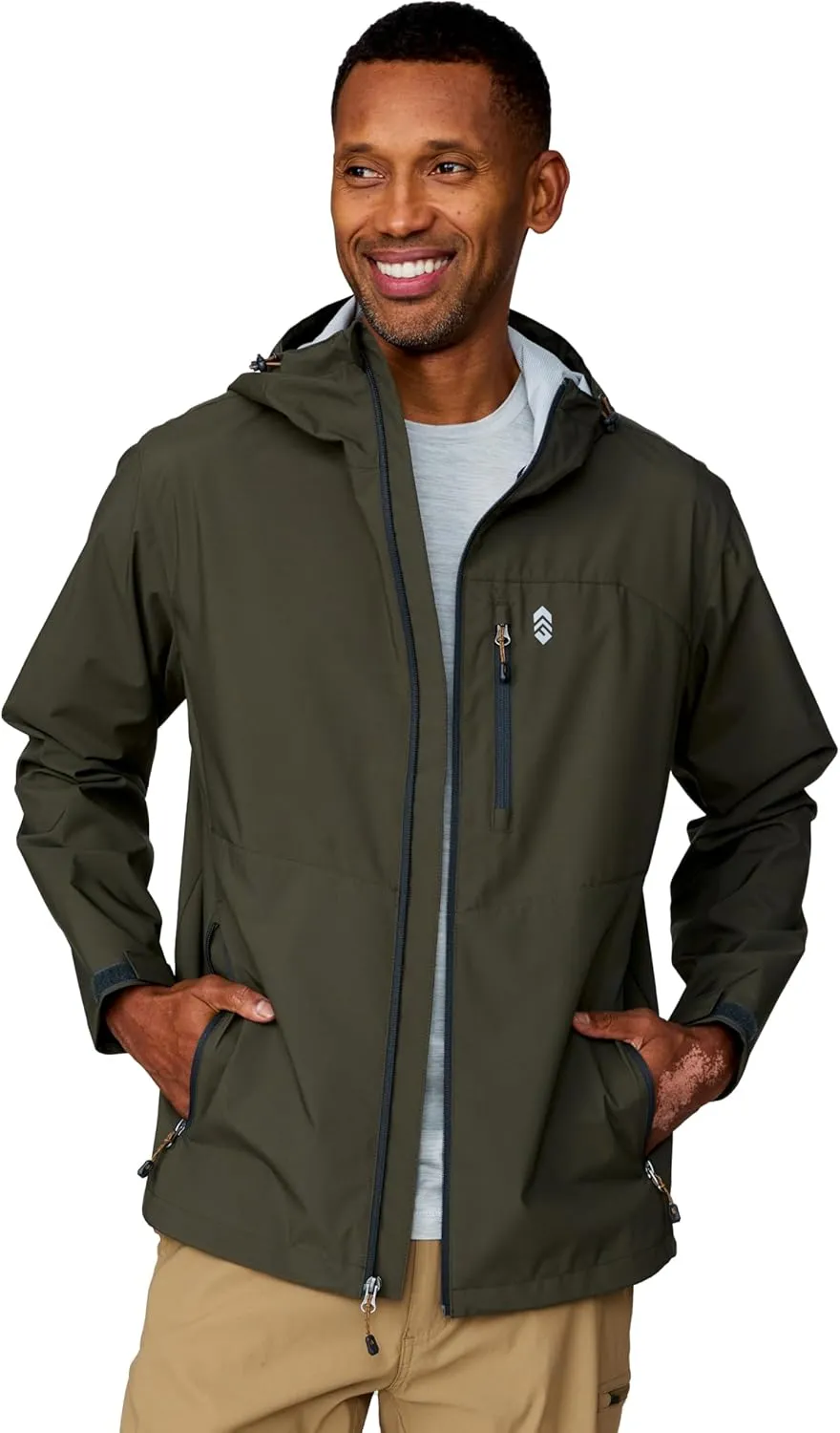 Free Country Men's Hydro Lite X2O Highline Waterproof Rain Jacket