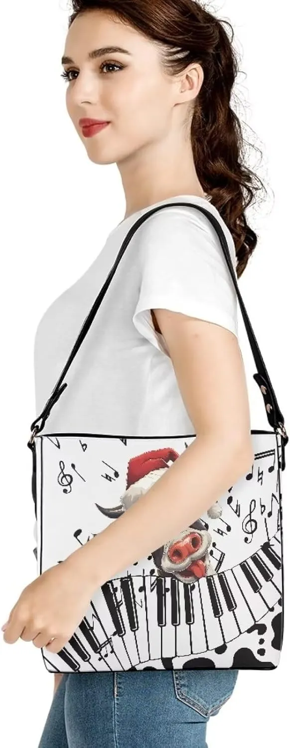 GIFTPUZZ Bucket Bags for Women Trendy Bucket Bag Purses Crossbody Bags for Women PU Leather Tote Bag Waterproof
