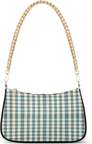 Greens Whites Gingham Checkerboard Mini Purses for Women, Crossbody Bags for Women Trendy