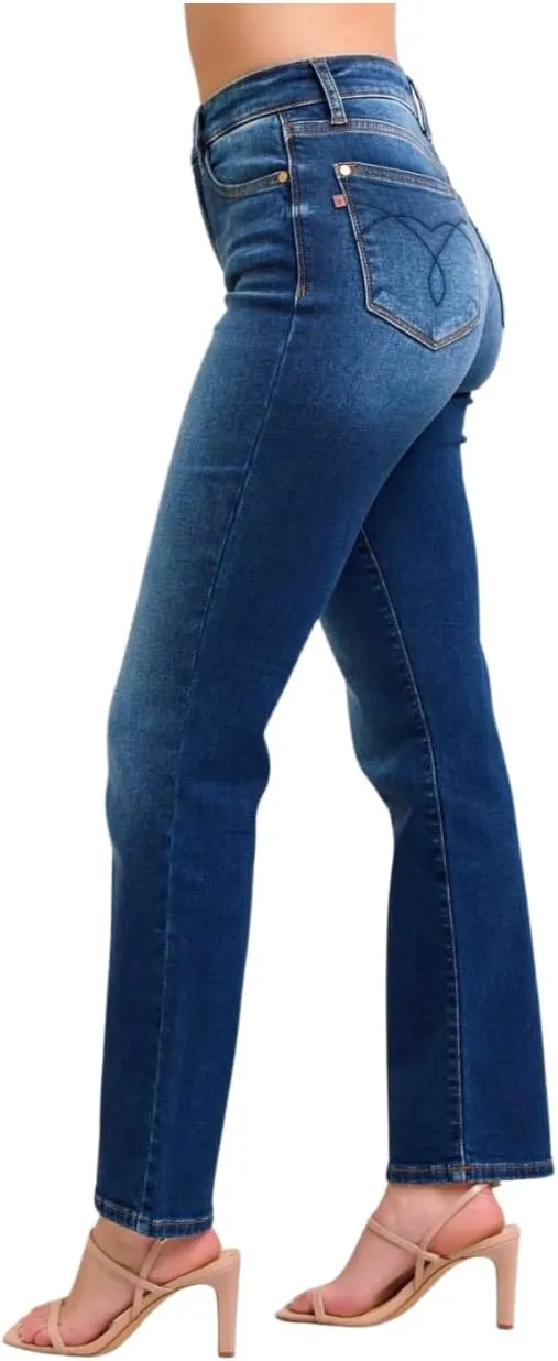 Judy Blue Washed Straight Leg Jeans