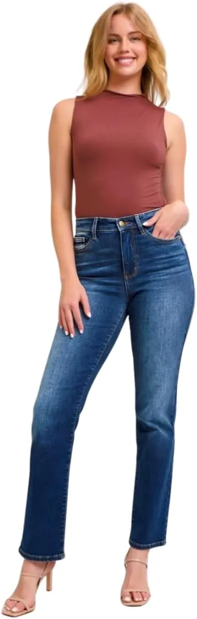 Judy Blue Washed Straight Leg Jeans