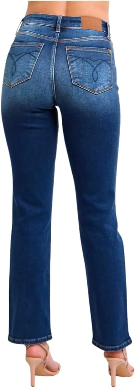 Judy Blue Washed Straight Leg Jeans