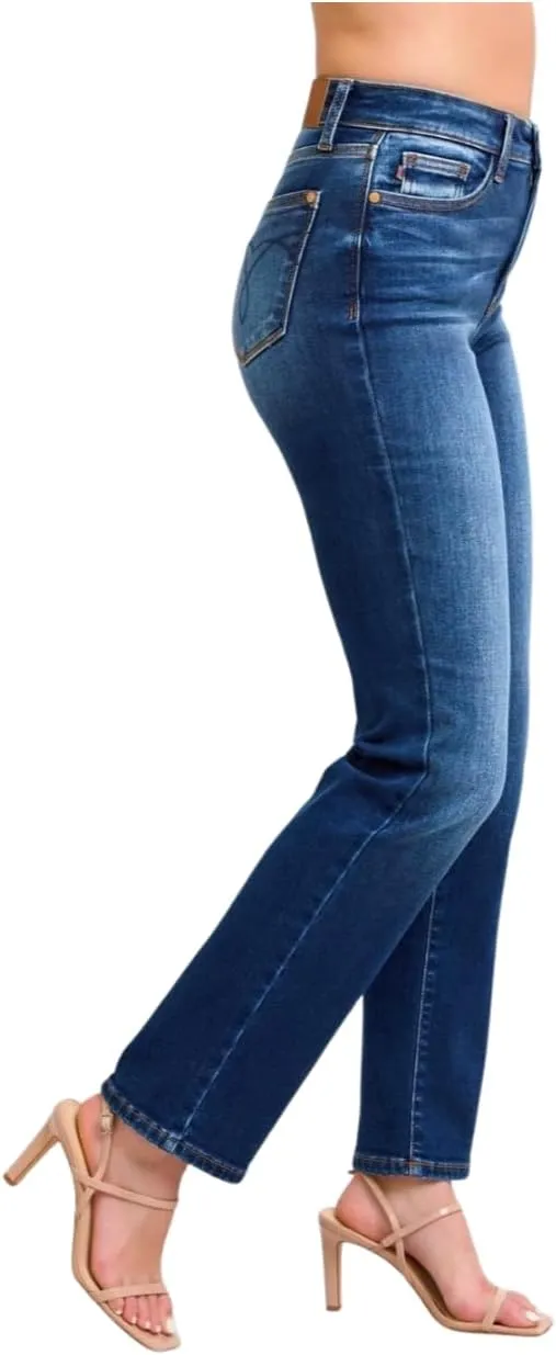 Judy Blue Washed Straight Leg Jeans
