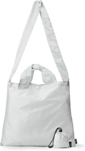 KALIDI Compact Tote Shopping bag Lightweight Foldable Tiny Reusable Grocery Shoulder Bag Crossbody
