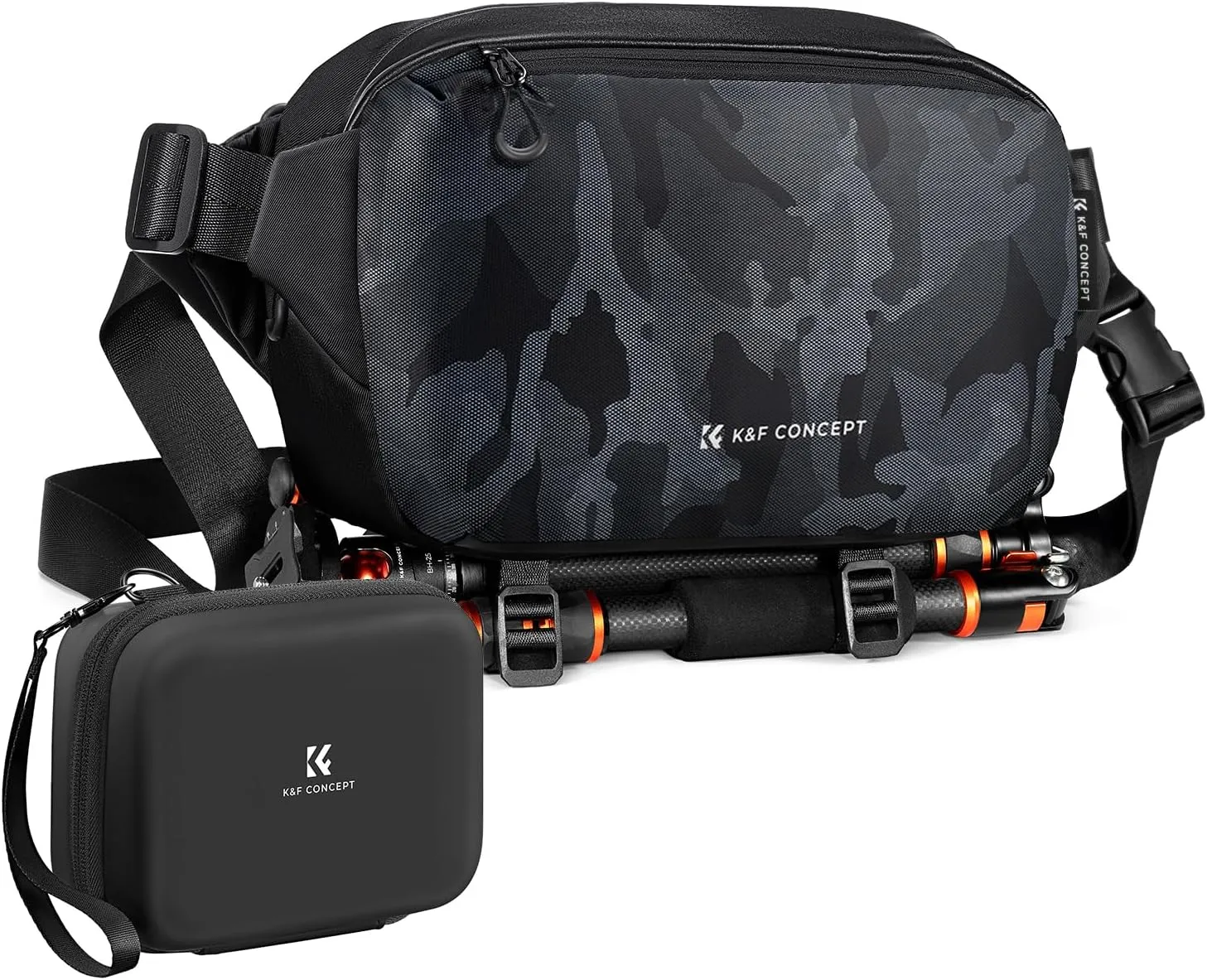 K&F Concept 2 in 1 Sling Bag Everyday Shoulder Bag Digital Camera Case