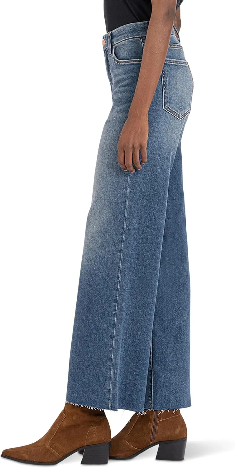 KUT from the Kloth Meg High-Rise Fab AB Wide Leg in Beckon