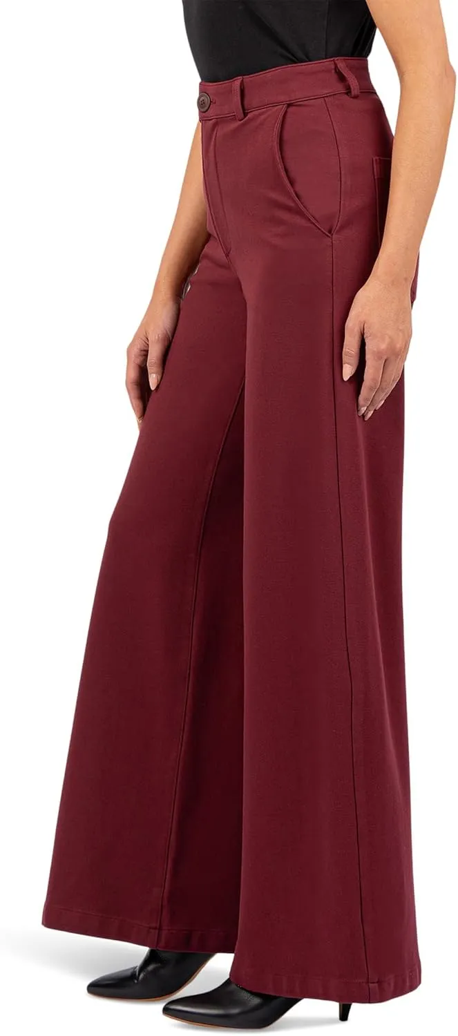 KUT from the Kloth Women's Meg-Wide Leg Pants W/Trouser Pockets