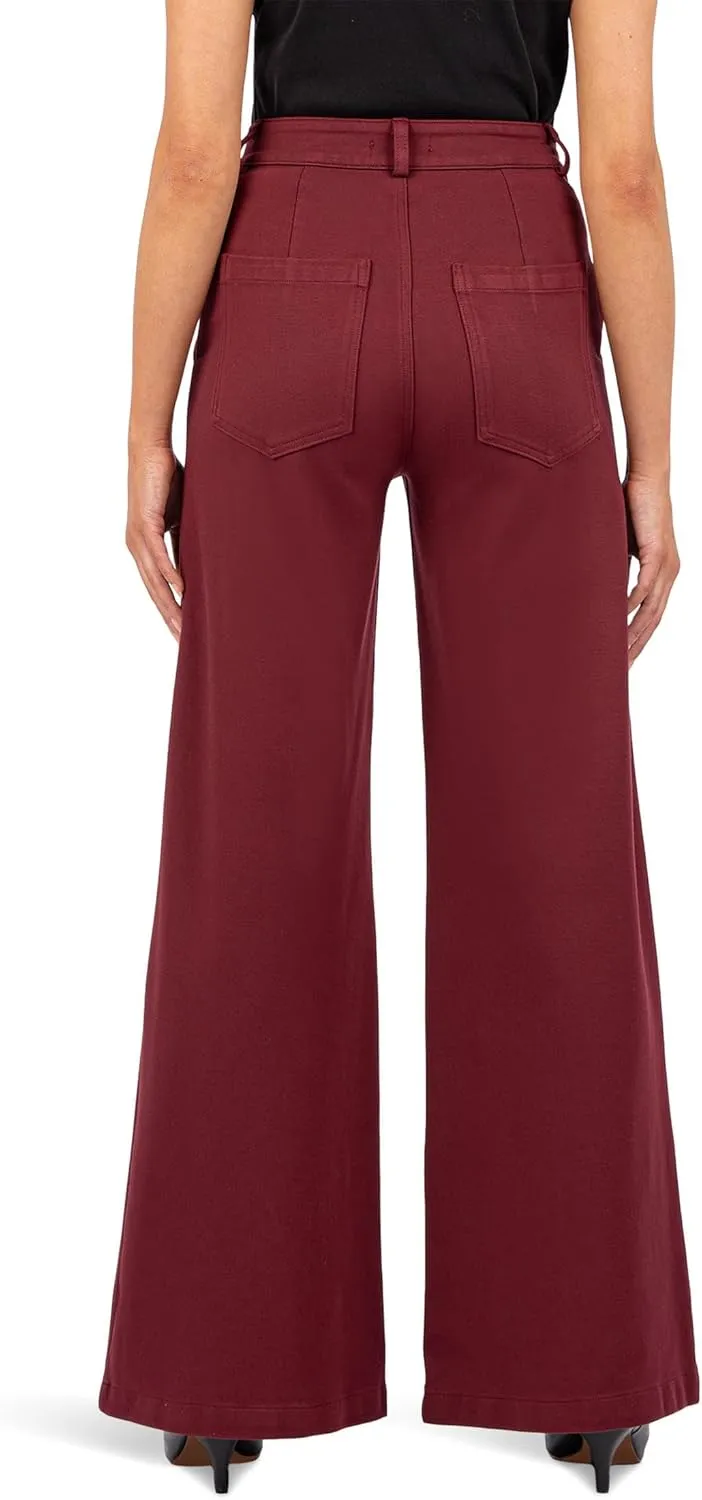 KUT from the Kloth Women's Meg-Wide Leg Pants W/Trouser Pockets