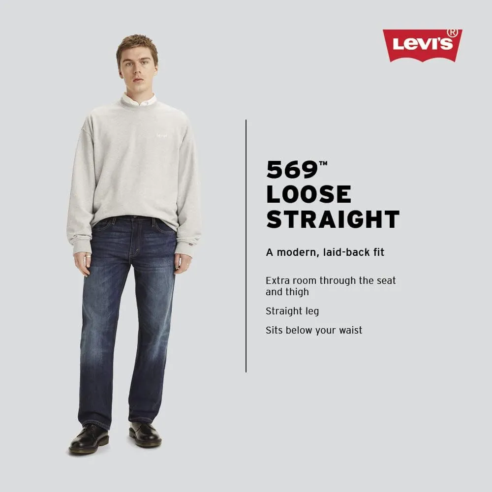 Levi's Men's 569 Loose Straight Fit Jeans