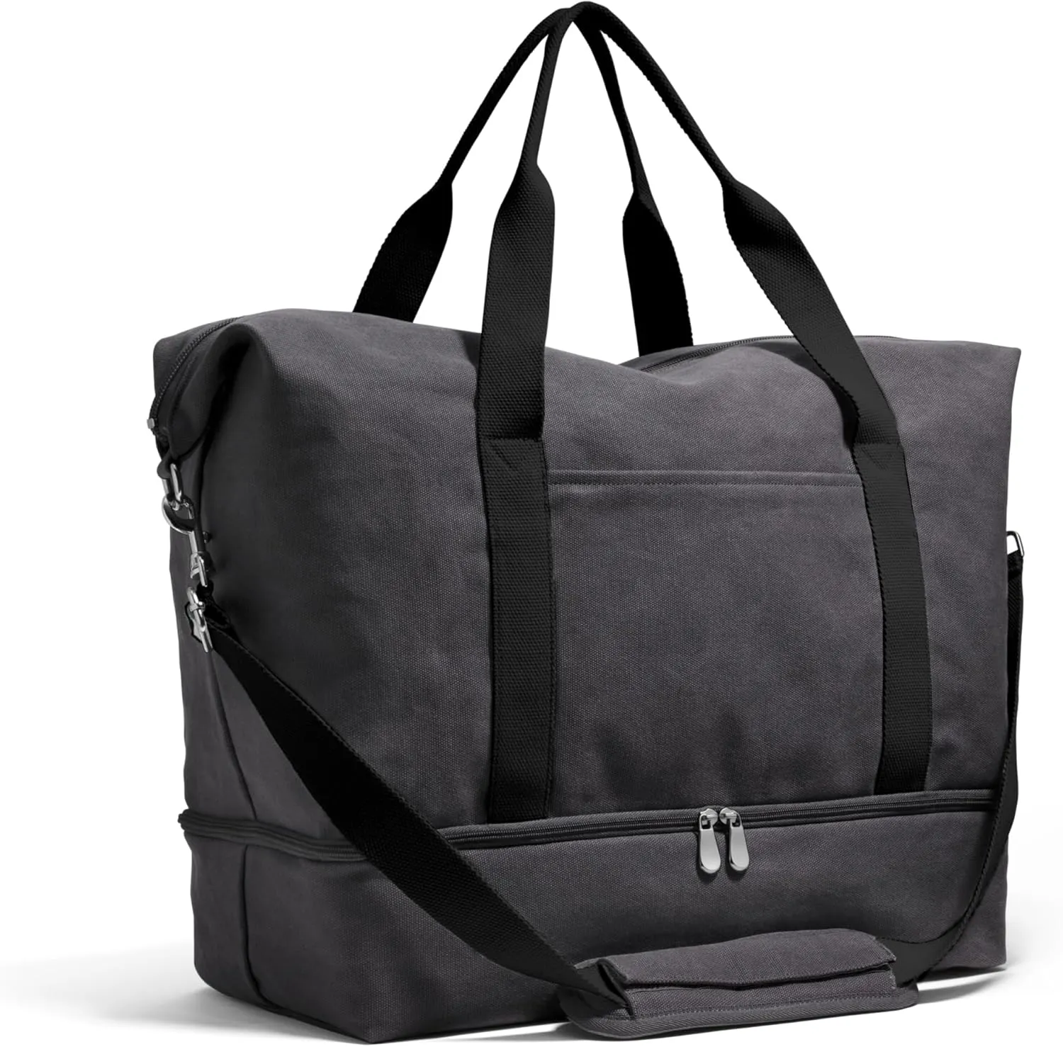 Lo & Sons Original Catalina Deluxe Premium Canvas Duffel Bag  Travel, Gym, Hospital, or Weekender Bag with Shoe Compartment for Men and Women
