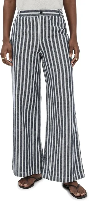 Madewell Women's The Zoe Relaxed Wide Pant in 100% Linen