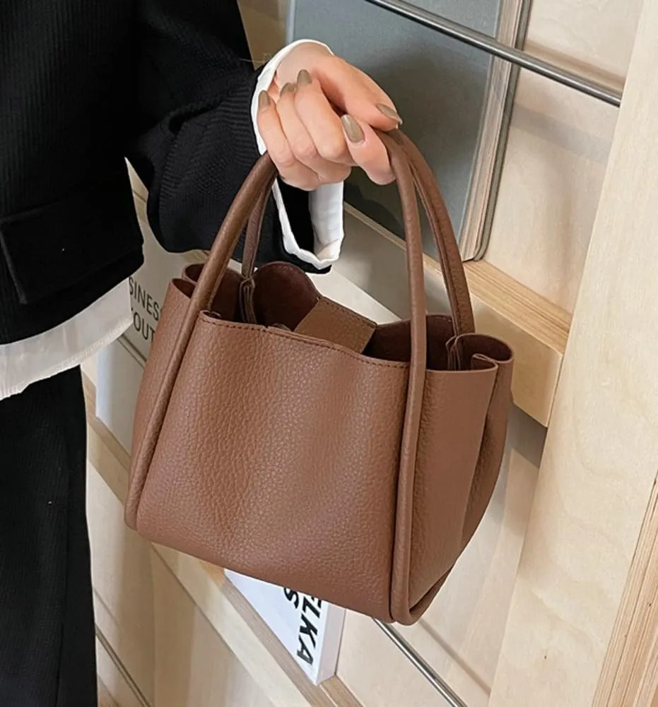 Medium Bucket Bags for Women Casual Crossbody Bags Trendy Tote Bag Vegetable Basket Shoulder Bag, Adjustable Strap